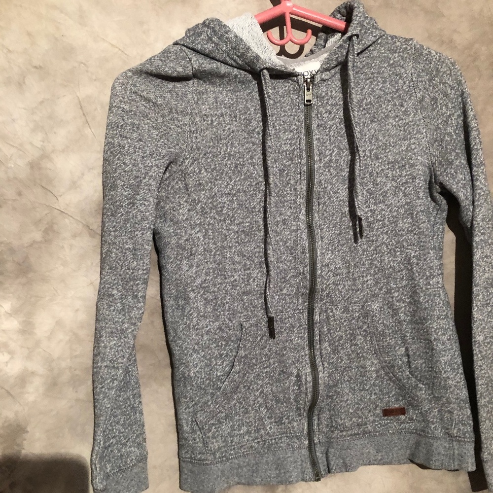 ROXY FULL ZIP SWEATSHIRT HOODIE SMALL